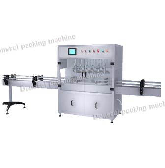 全自動(dòng)油類(lèi)液體灌裝線(六頭)